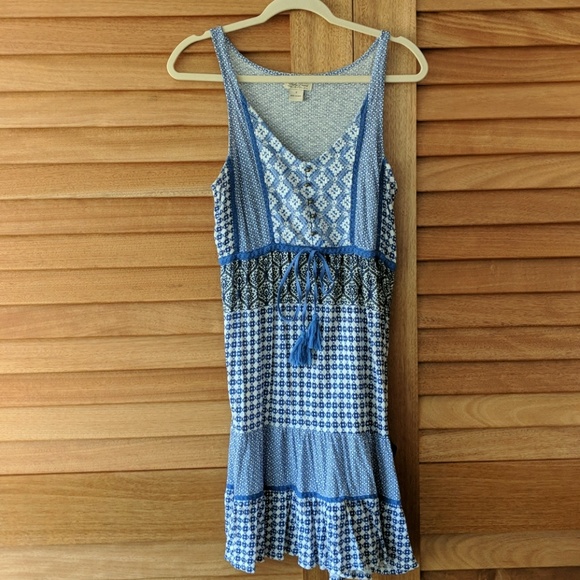 lucky brand blue dress